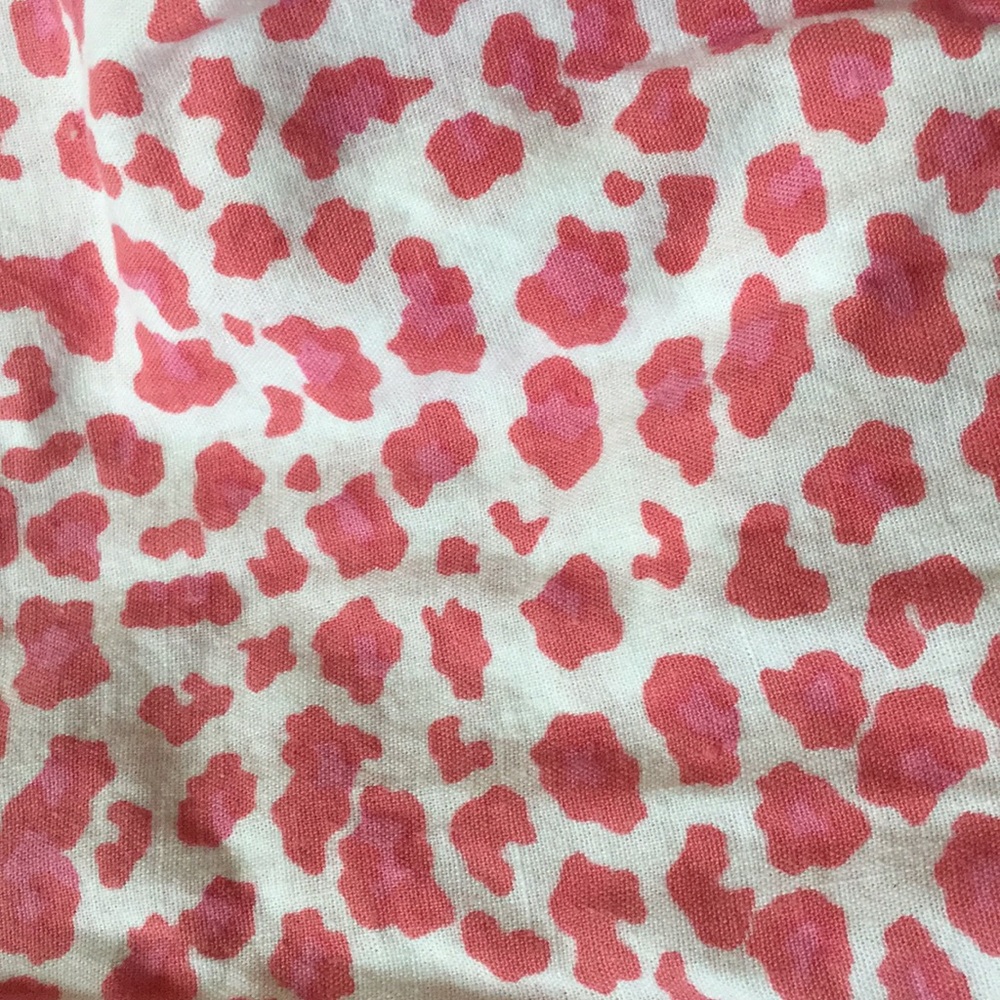 Pink leopard print girls lightweight cotton top - Picture 2 of 5